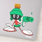 MARVIN THE MARTIAN™ With A Laser Sticker