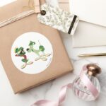 MARVIN THE MARTIAN™ And K 9 Classic Round Sticker