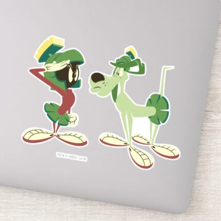 MARVIN THE MARTIAN™ And K 9 Sticker