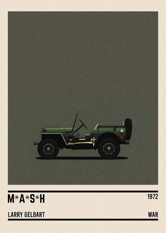 MASH Car Tv Series Poster