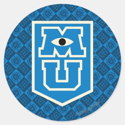 MU Flag Logo Classic Round Sticker