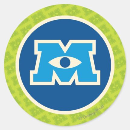 M Circle Logo Classic Round Sticker