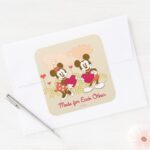 Made For Each Other Square Sticker