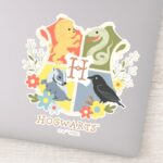 Magical Blooms HOGWARTS™ Crest Sticker