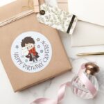Magical HARRY POTTER™ And Hogwarts Birthday Classic Round Sticker