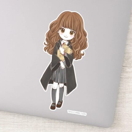 Magical Hermione Granger Watercolor Sticker