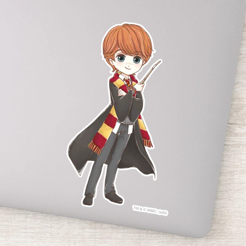 Magical Ron Weasley Watercolor Sticker