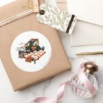 Man Of Steel Collage Classic Round Sticker