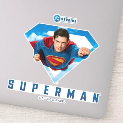 Man Of Steel In Flight Sticker