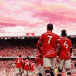 Manchester United Football Poster