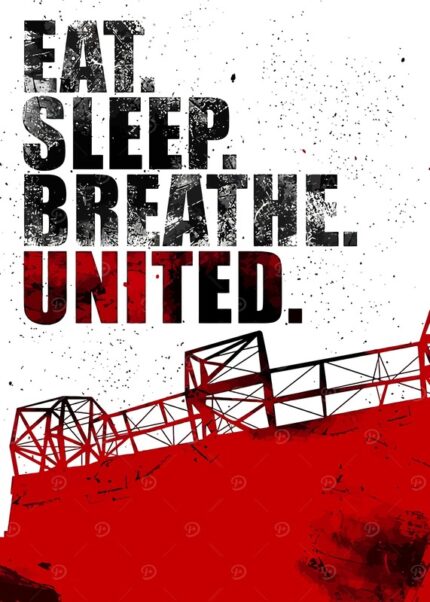 Manchester United Quotes Football Poster