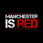 Manchester Is Red Football Poster