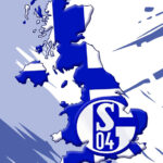 Maps Schalke Football Poster