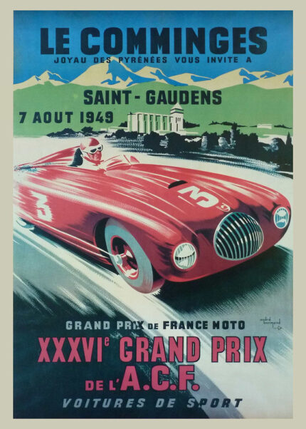 Marchal 24 Heures Du Mans Juin Poster