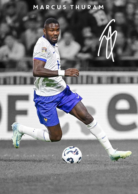 Marcus Thuram Soccer Poster