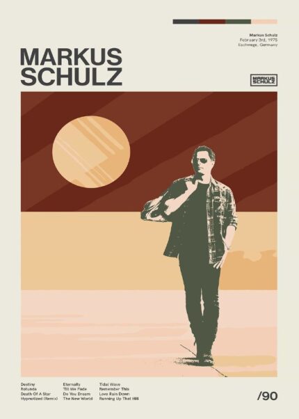 Markus Schulz Music Poster