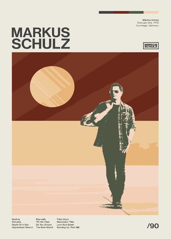 Markus Schulz Music Poster