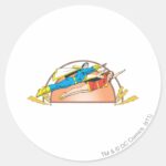 Mary Junior Fly Classic Round Sticker