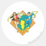 Mary Junior Run Classic Round Sticker