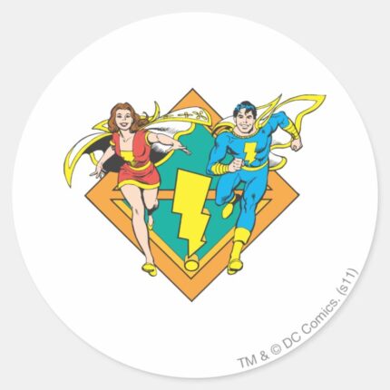 Mary Junior Run Classic Round Sticker