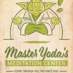 Meditation Center Starwars Poster