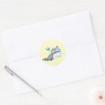 Meeko Friends Classic Round Sticker