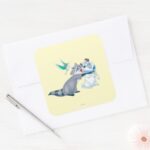 Meeko Friends Square Sticker