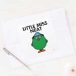 Meet Little Miss Neat Square Sticker
