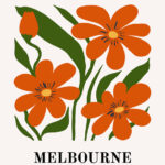 Melbourne Flower Market Poster