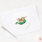 Mera Soars 2 Classic Round Sticker