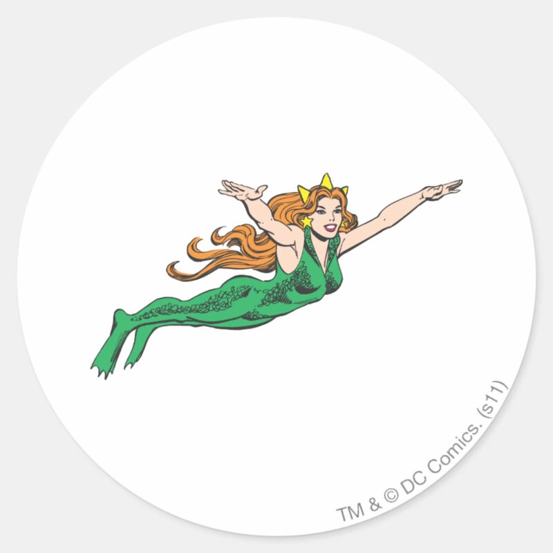 Mera Soars Classic Round Sticker Mera Soars Classic Round Sticker