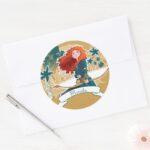 Merida Brave Princess Classic Round Sticker