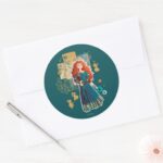 Merida Confidence Makes Me Brave Classic Round Sticker