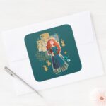 Merida Confidence Makes Me Brave Square Sticker