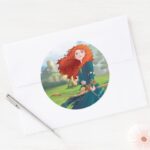 Merida Lets Do This Classic Round Sticker