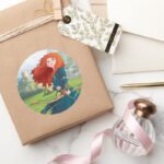 Merida Lets Do This Classic Round Sticker