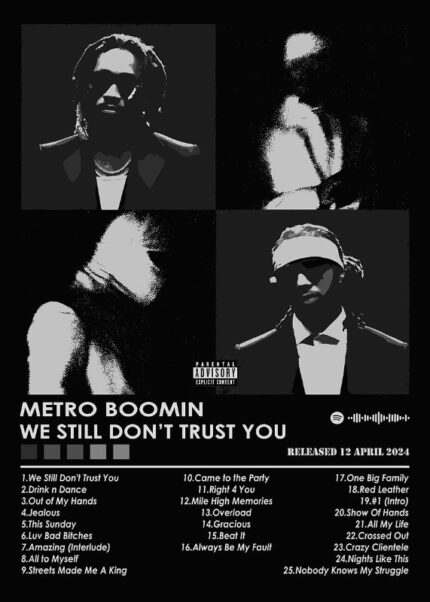 Metro Boomin We Still Dont Trust You Music Poster