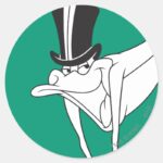 Michigan J. Frog Dacing Moves Classic Round Sticker