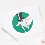 Michigan J. Frog Dacing Moves Classic Round Sticker