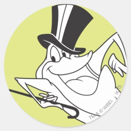Michigan J. Frog Dancing Classic Round Sticker
