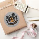 Mickey Jack O Lantern Trick Or Treat Classic Round Sticker