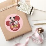 Mickey Mickey Clubhouse Head Icon Classic Round Sticker