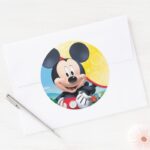 Mickey Mouse Clubhouse Playhouse Classic Round Sticker