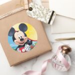 Mickey Mouse Clubhouse Playhouse Classic Round Sticker