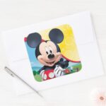 Mickey Mouse Clubhouse Playhouse Square Sticker