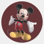 Mickey Mouse Clubhouse Welcome Classic Round Sticker