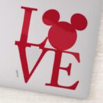 Mickey Mouse LOVE Valentines Day Sticker