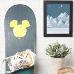 Mickey Mouse Lemon Icon Name Sticker