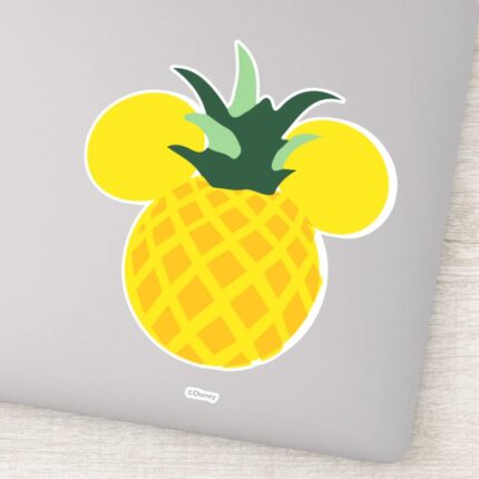 Mickey Mouse Pineapple Icon Name Sticker