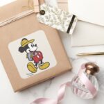 Mickey Mouse Outdoor Mickey Square Sticker
